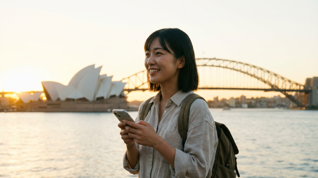 オーストラリアへの渡航時の通信はどうする？短期はデータ専用eSIM、長期は「サクッとSIM AUS」が最有力な理由