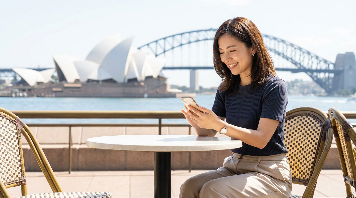 オーストラリアeSIM/SIMは“通話＋SMS”があると強い。留学・ワーホリ・家族旅行で失敗しない選び方とサクッとSIM AUSの使いどころ
