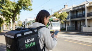 Uber Eats配達員をオーストラリアでやりたい！仕事用スマホのデータ目安とプラン