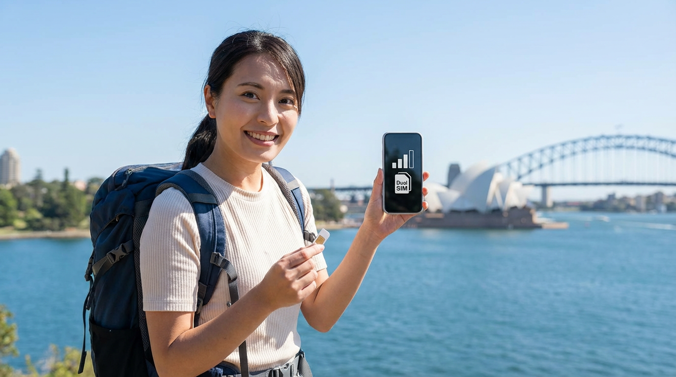 オーストラリアeSIMはどれを選ぶべき？ワーホリ・留学生は「通話つきサクッとSIM AUS」＋日本のSIM併用が最適解