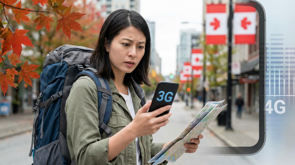 Androidスマホで4Gにならない!周波数帯(バンド)確認で「原因を3分で特定」する方法(カナダ留学・ワーホリにも対応)
