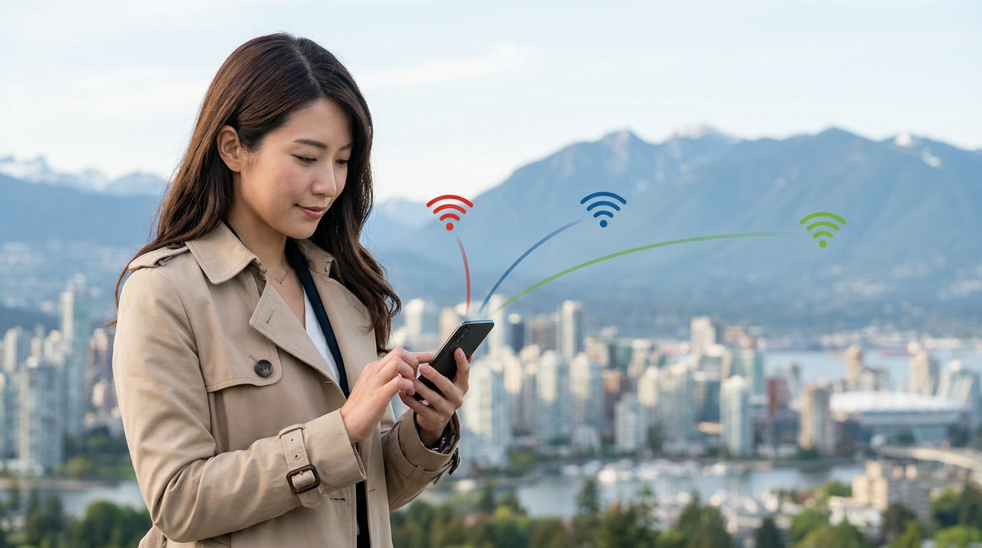 Rogers・Bell・Telus回線は何が違う？カナダ3大キャリアのエリア特徴