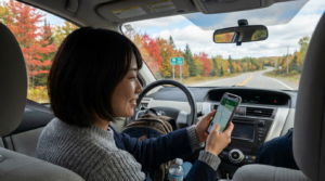 メープル街道の紅葉ドライブで「圏外に詰まない」通信設計：旅行はデータeSIM、生活が混ざるなら“番号あり”PhoneBox（TELUS回線）をイエローモバイルで