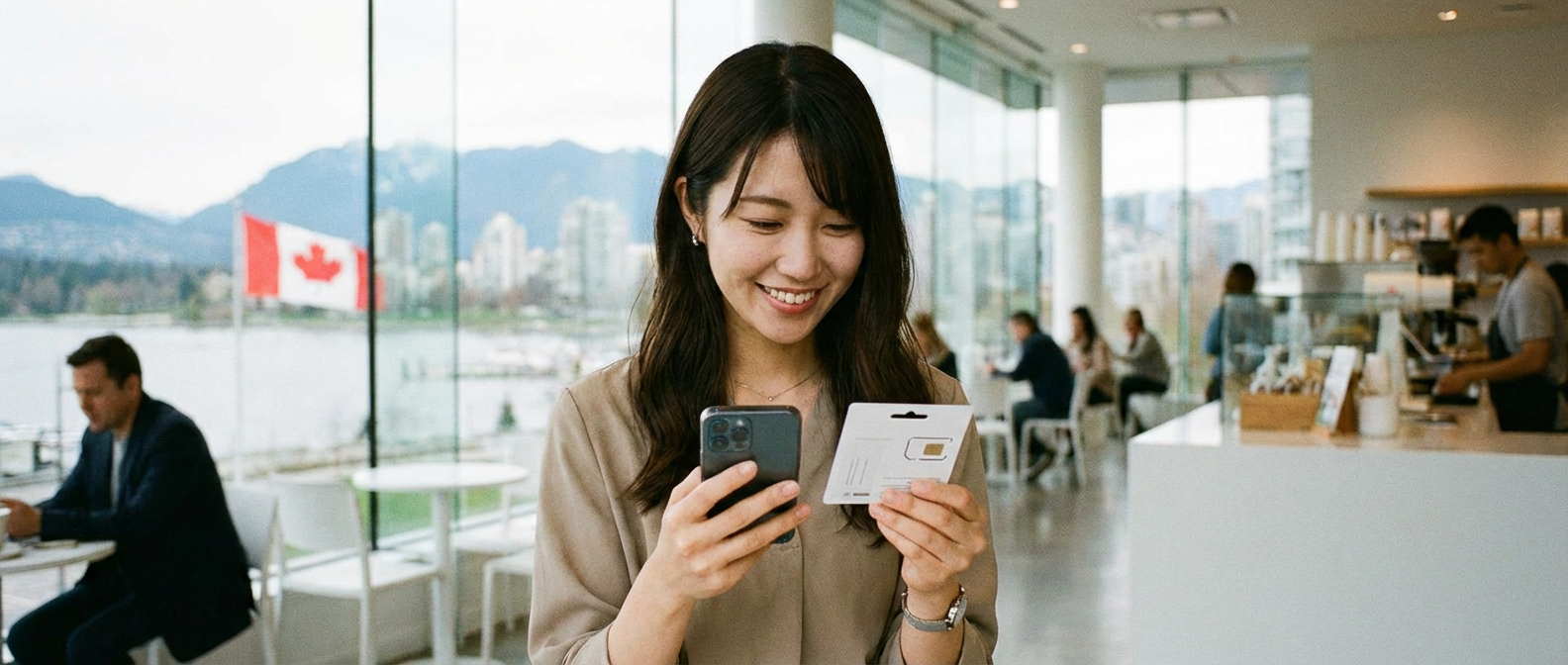 留学エージェントのSIMと自分で契約するカナダeSIM、どっちが正解？「番号＋SMS」で詰まない通信設計（長期はPhoneBox×TELUS×イエローモバイル）