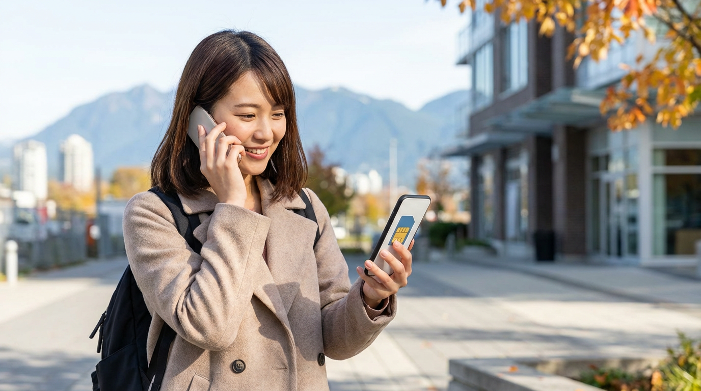 カナダ留学・ワーホリのSIMは「電話番号つき」が正解？PhoneBox（TELUS回線）をイエローモバイル経由で契約するメリット