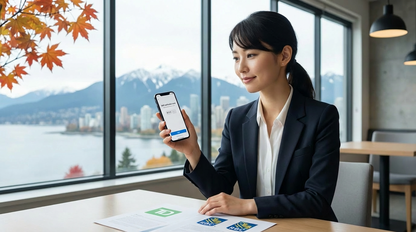 カナダの銀行口座開設（TD/RBC等）｜SMS認証に必要なスマホ設定