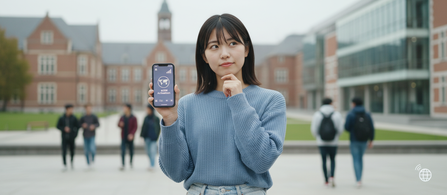 寮やキャンパスのWi-Fiだけじゃダメ？留学生がeSIMを持つべき理由