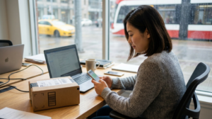 カナダのAmazon受け取りや宅配事情｜不在通知をSMSで受け取る便利さ